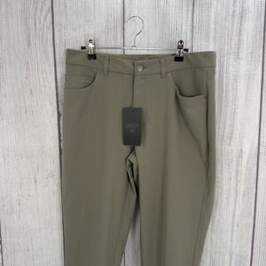 VRST Pants Mens 33x32 Earl Gray Commuter Chino Stretch Pockets Performance Golf